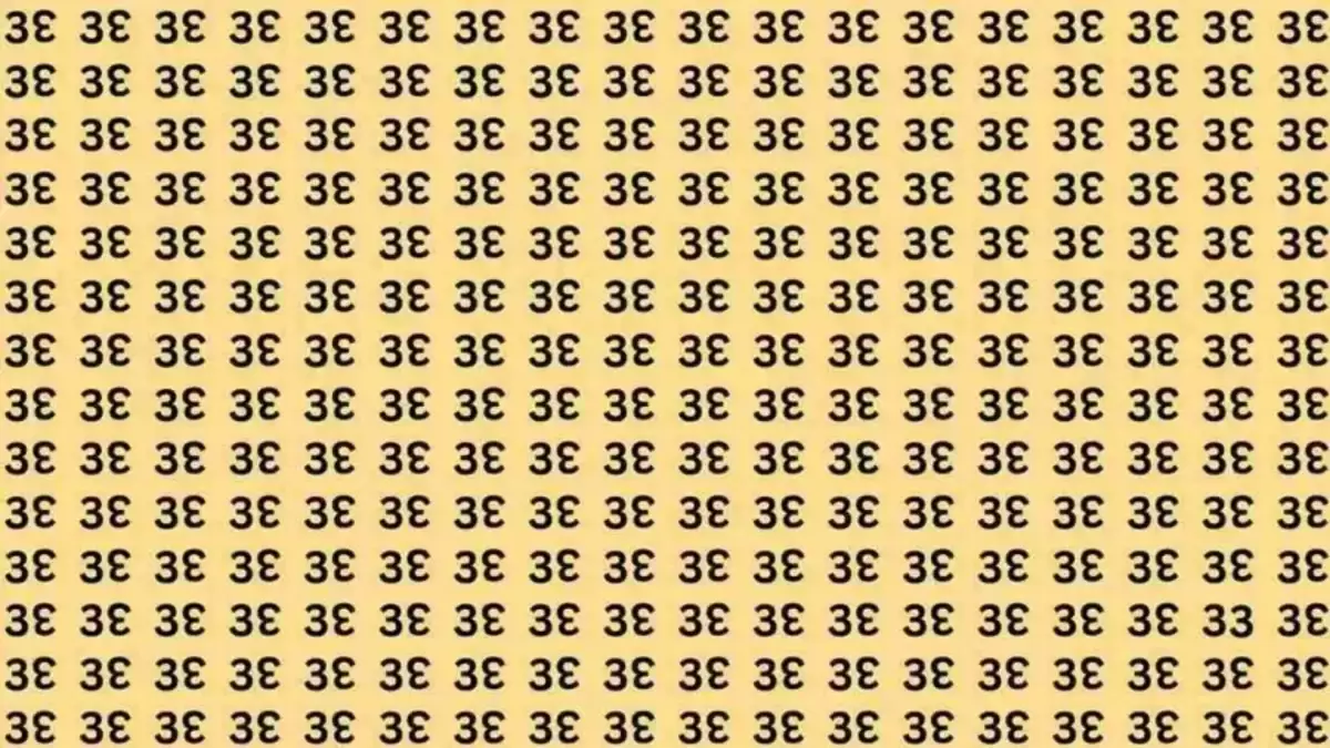 If you have Eagle Eyes Find the Number 33 in 15 Seconds