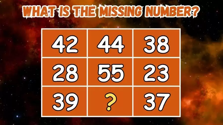 Brain Teaser: What is the Missing Number in this Maths Puzzle?
