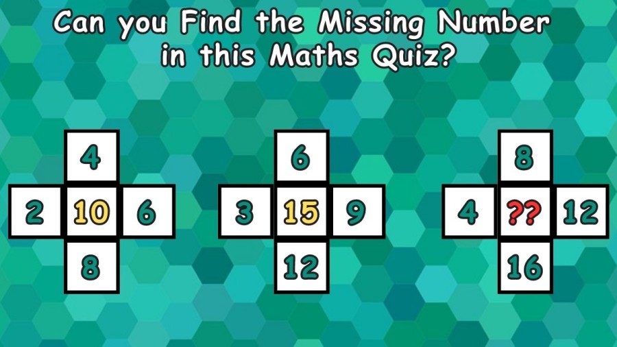Brain Teaser: Can you Find the Missing Number in this Maths Quiz?