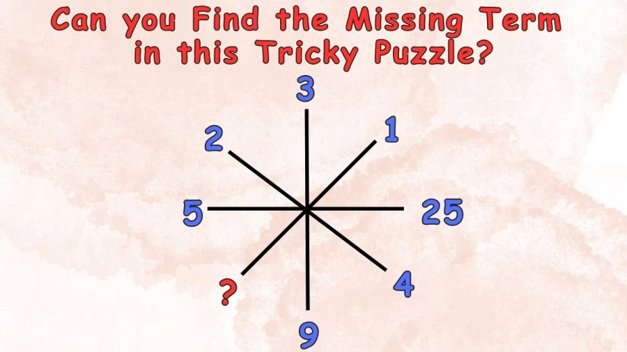 Brain Teaser: Can you Find the Missing Term in this Tricky Puzzle?