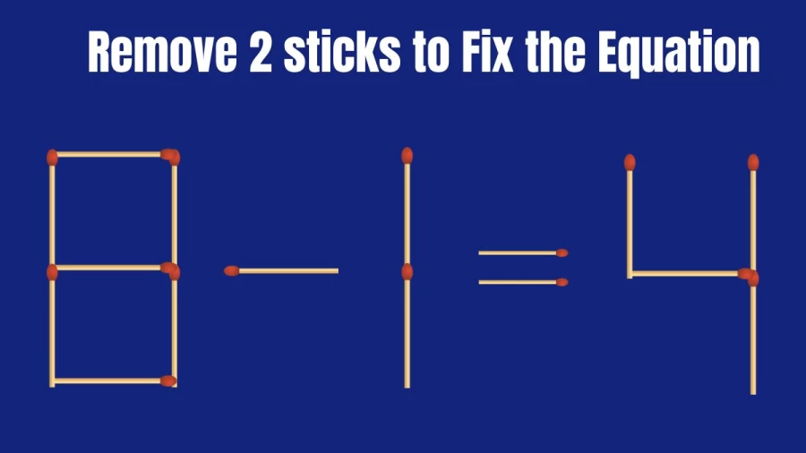 If you have a Top IQ then you Can Solve this Matchstick Puzzle in 30 Secs
