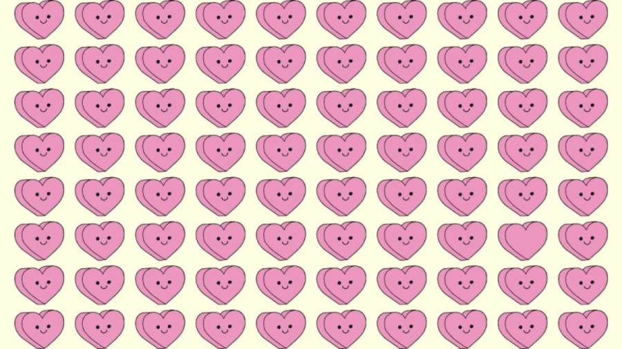 Observation Skill Test: Can you find the Odd Heart Emoji within 12 Seconds?