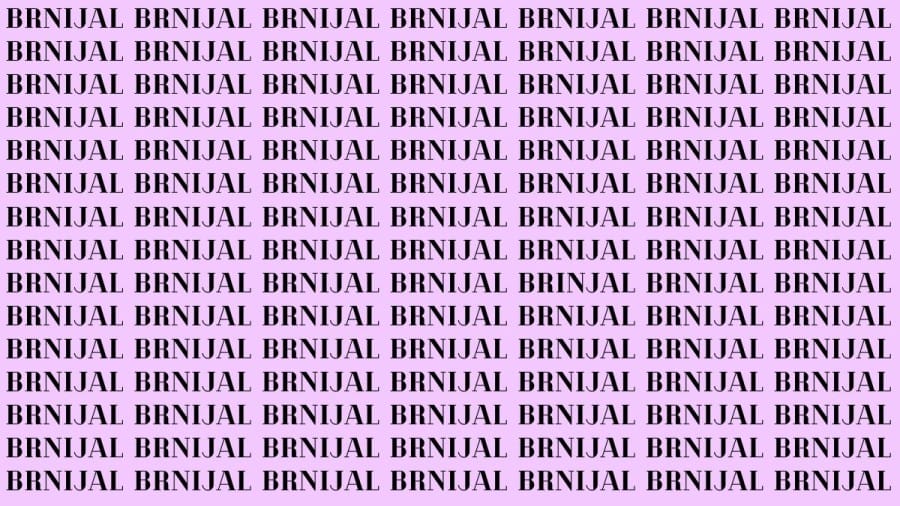 Brain Teaser: If You Have Sharp Eyes Find The Word Brinjal In 20 Secs