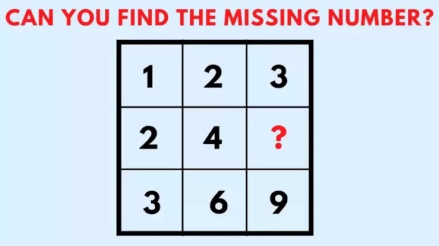 Brain Teaser: Can you Find the Missing Number in under 30 Seconds?