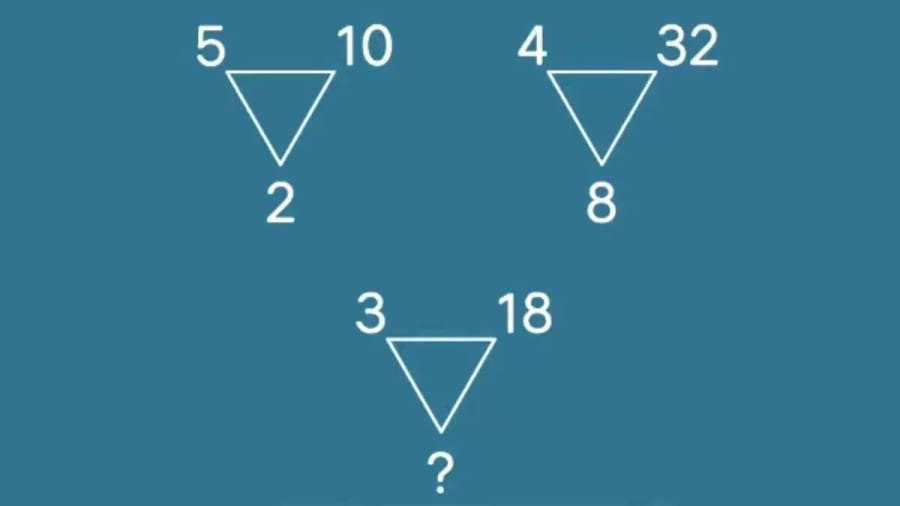 Brain Teaser: Find The Missing Number In This Triangle Math Puzzle
