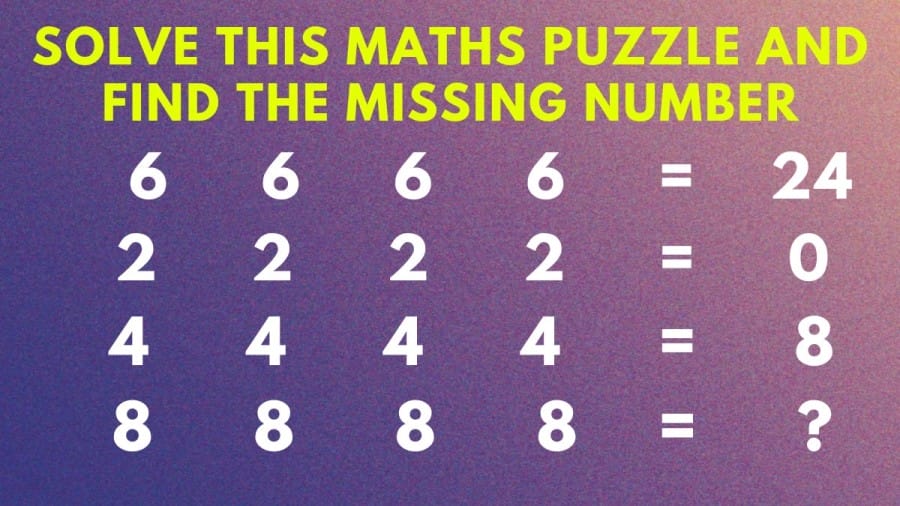 Brain Teaser: Solve This Maths Puzzle And Find The Missing Number In 1 Minute
