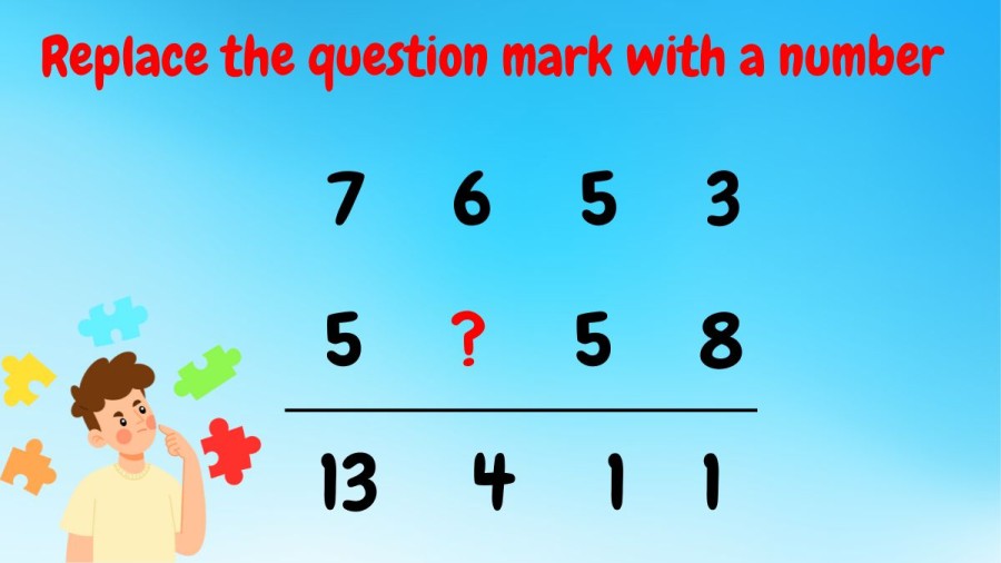 Solve this Brain Teaser if you are a genius: Replace the question mark with a number