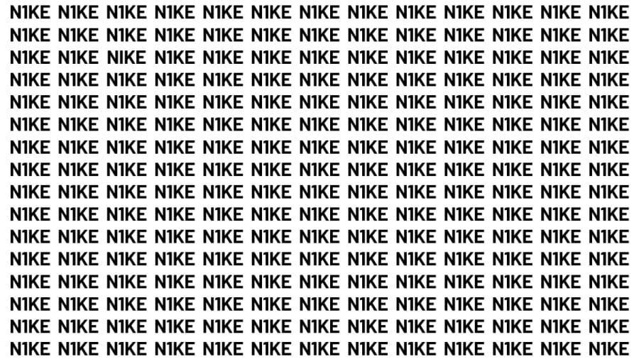 Brain Teaser: If You Have Eagle Eyes Can You Find Nike In 17 Secs