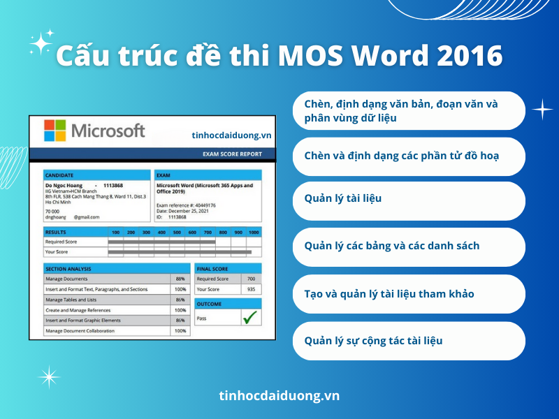 Chiến Lược Làm Bài Thi MOS Chuẩn Để Đạt Điểm Cao